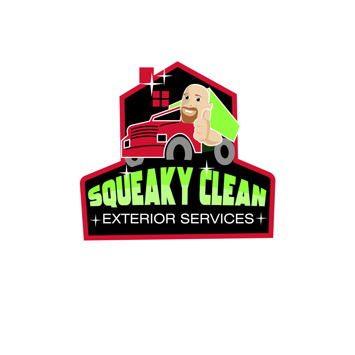 Logo Design by Aaaron for Squeaky Clean Exterior Services  | Design #25802816