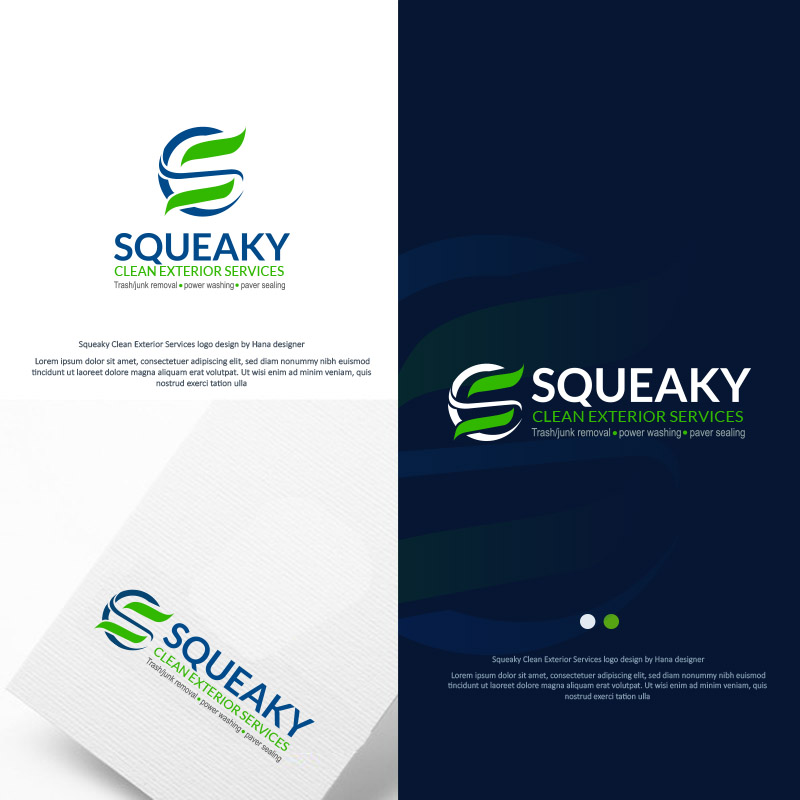 Diseño de Logo por Hana para Squeaky Clean Exterior Services  | Diseño #25792369