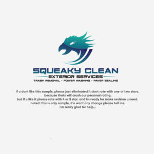 Logo Design by IdentsArt for Squeaky Clean Exterior Services  | Design: #25793019