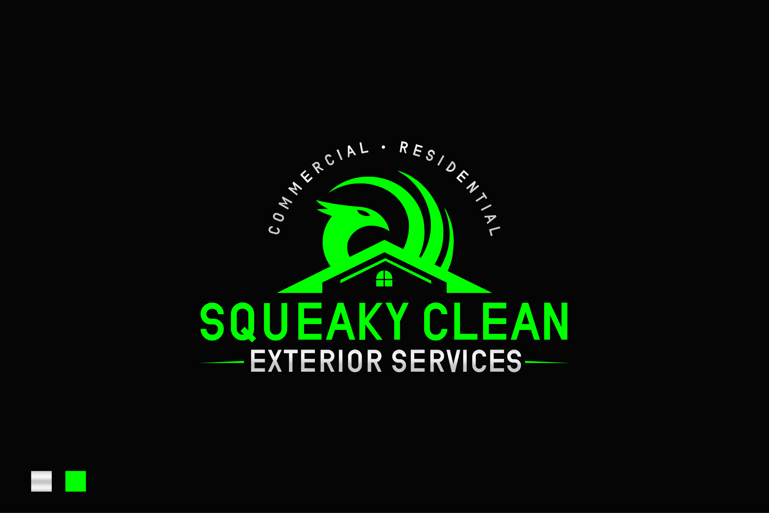 Logo Design by #hashtag_DEsigN for Squeaky Clean Exterior Services  | Design #25795521