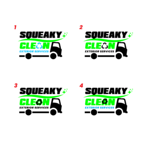 Logo Design by tyaz 2 for Squeaky Clean Exterior Services  | Design: #25802324