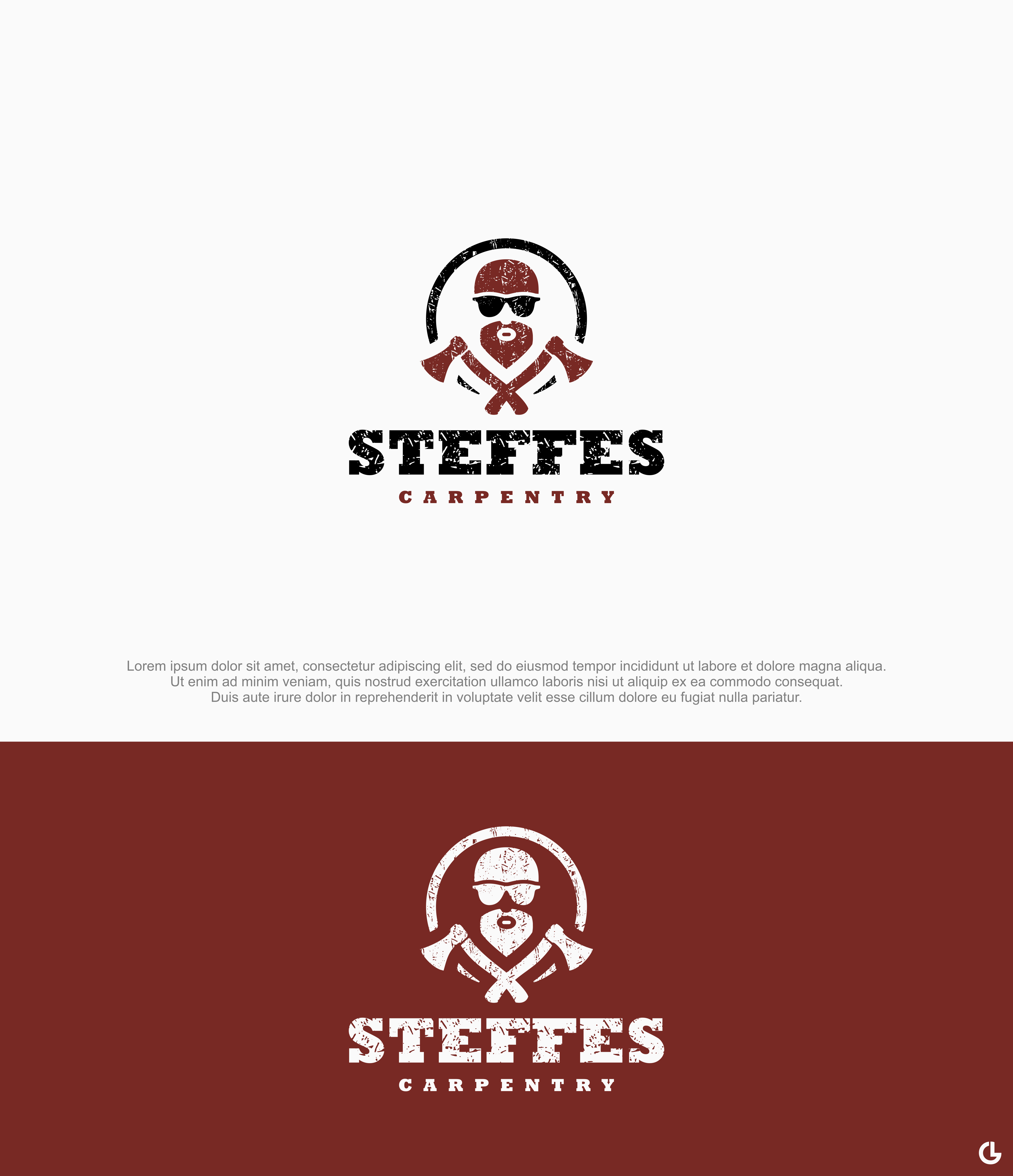 Logo Design by R!CKY for Steffes Carpentry | Design #25827103