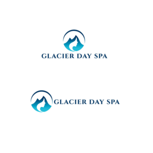 Glacier Day Spa | Logo Design by CMYKINK