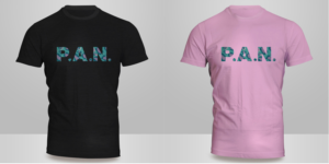 PAN   Mint lilac animal print | Diseño de Camiseta por Kero