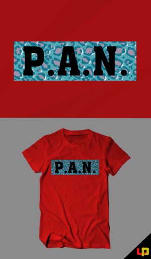 PAN   Mint lilac animal print | T-shirt Design by Uprinteez