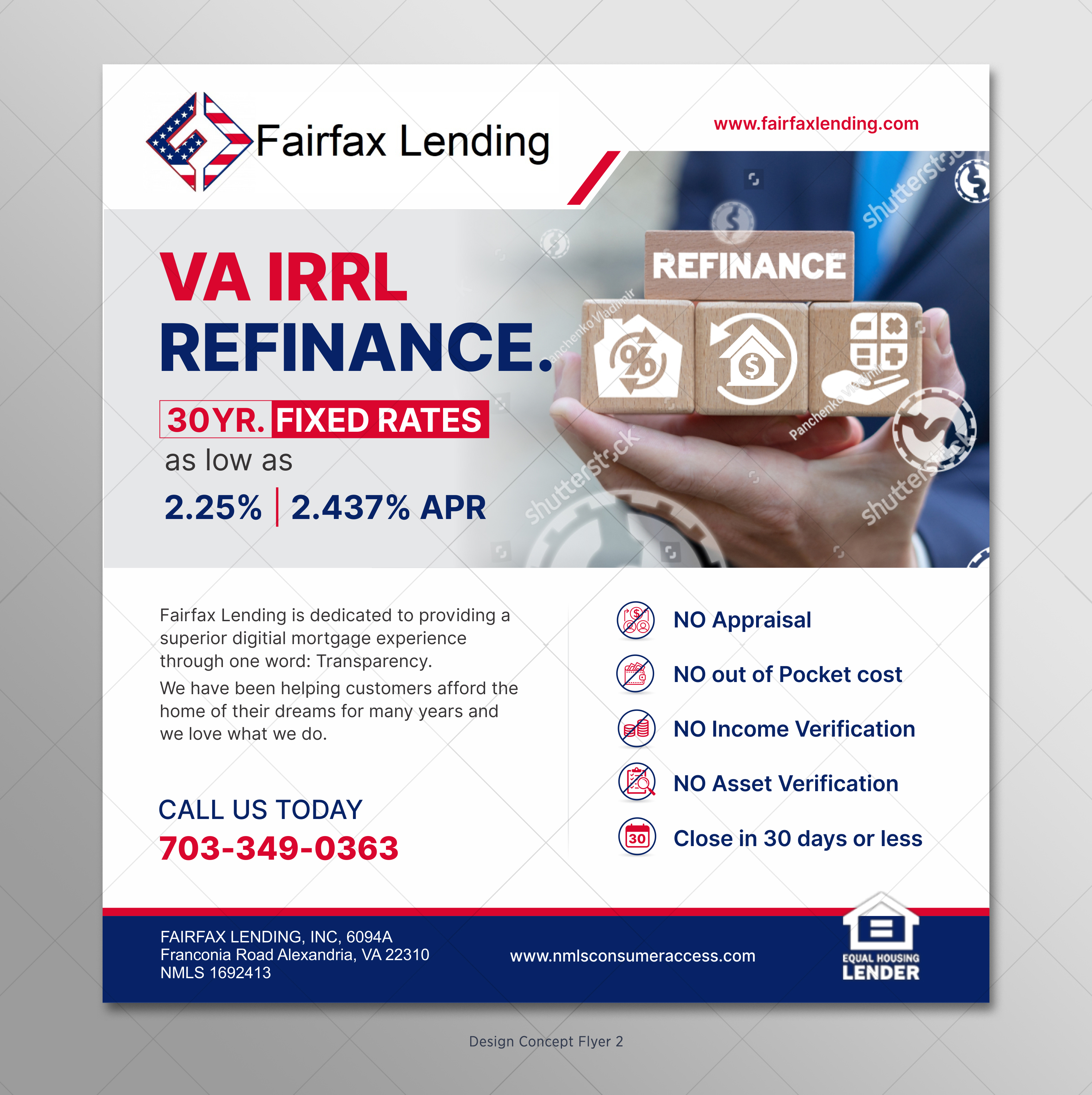 Grafik-Design von D Creative für Fairfax Lending, Inc. | Design #25795472