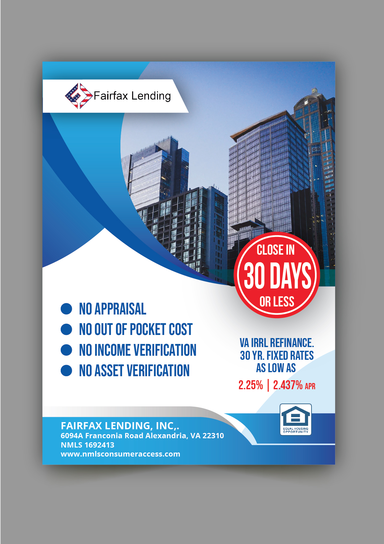 Graphic Design by oasegrafis for Fairfax Lending, Inc. | Design #25792080