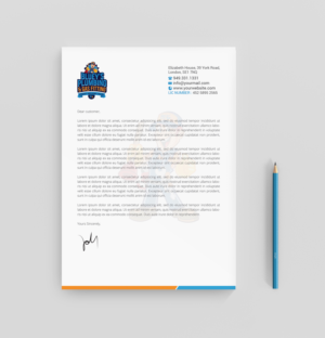 Letterhead Design by R.design for www.blueysplumbing.com.au | Design: #25849806