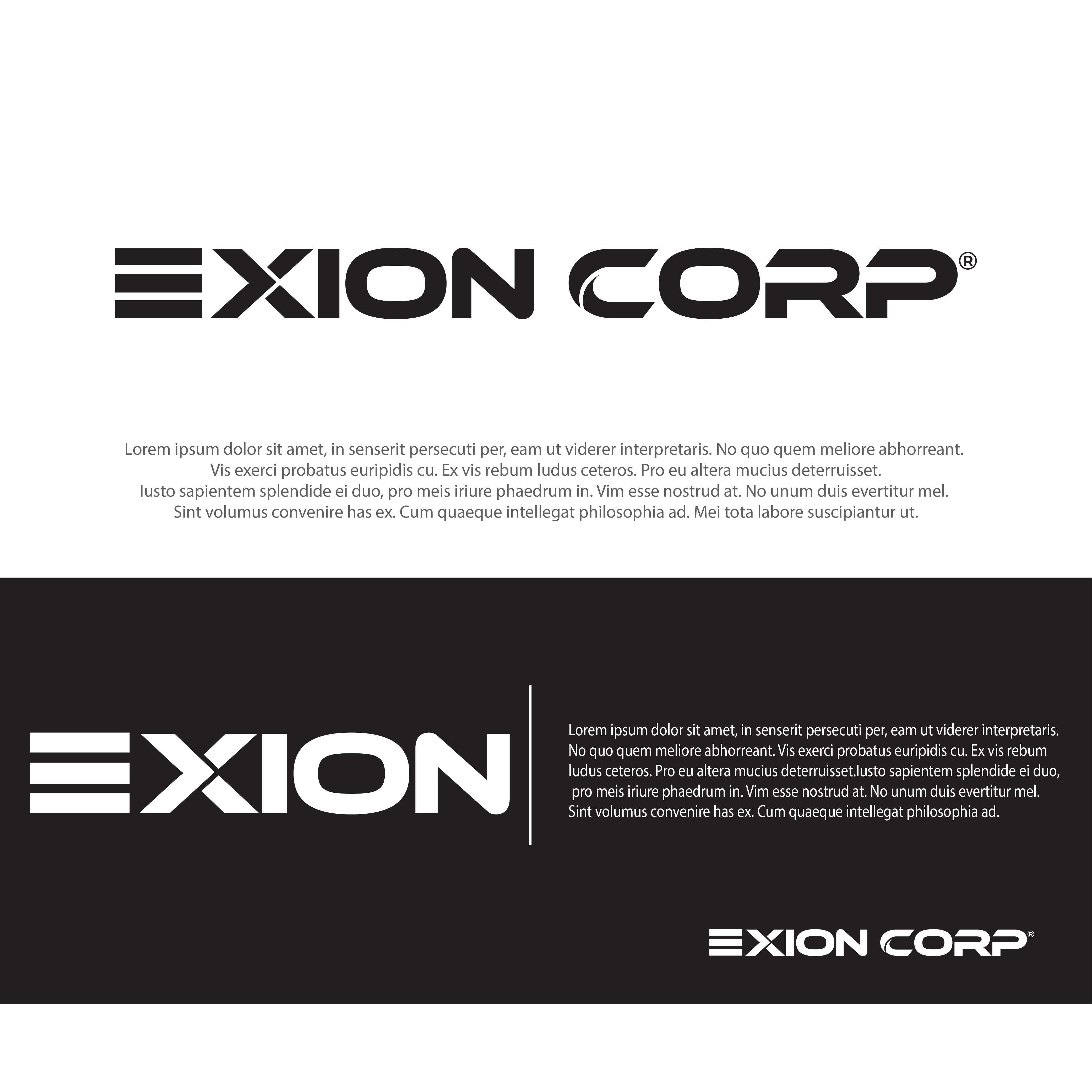 Logo Design by farady for EXION CORP | Design #25921436