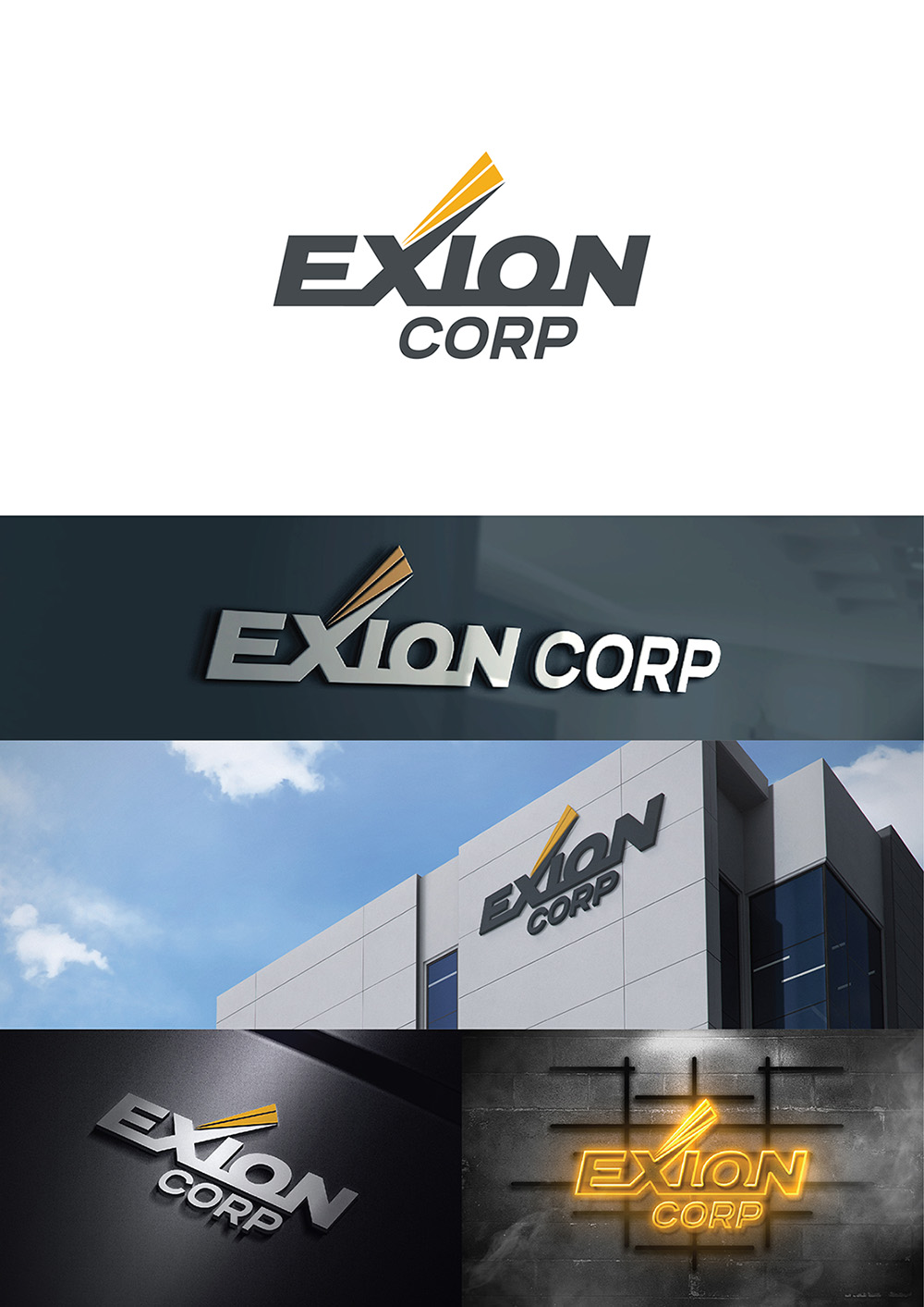 Logo Design by KreAnts for EXION CORP | Design #25882726