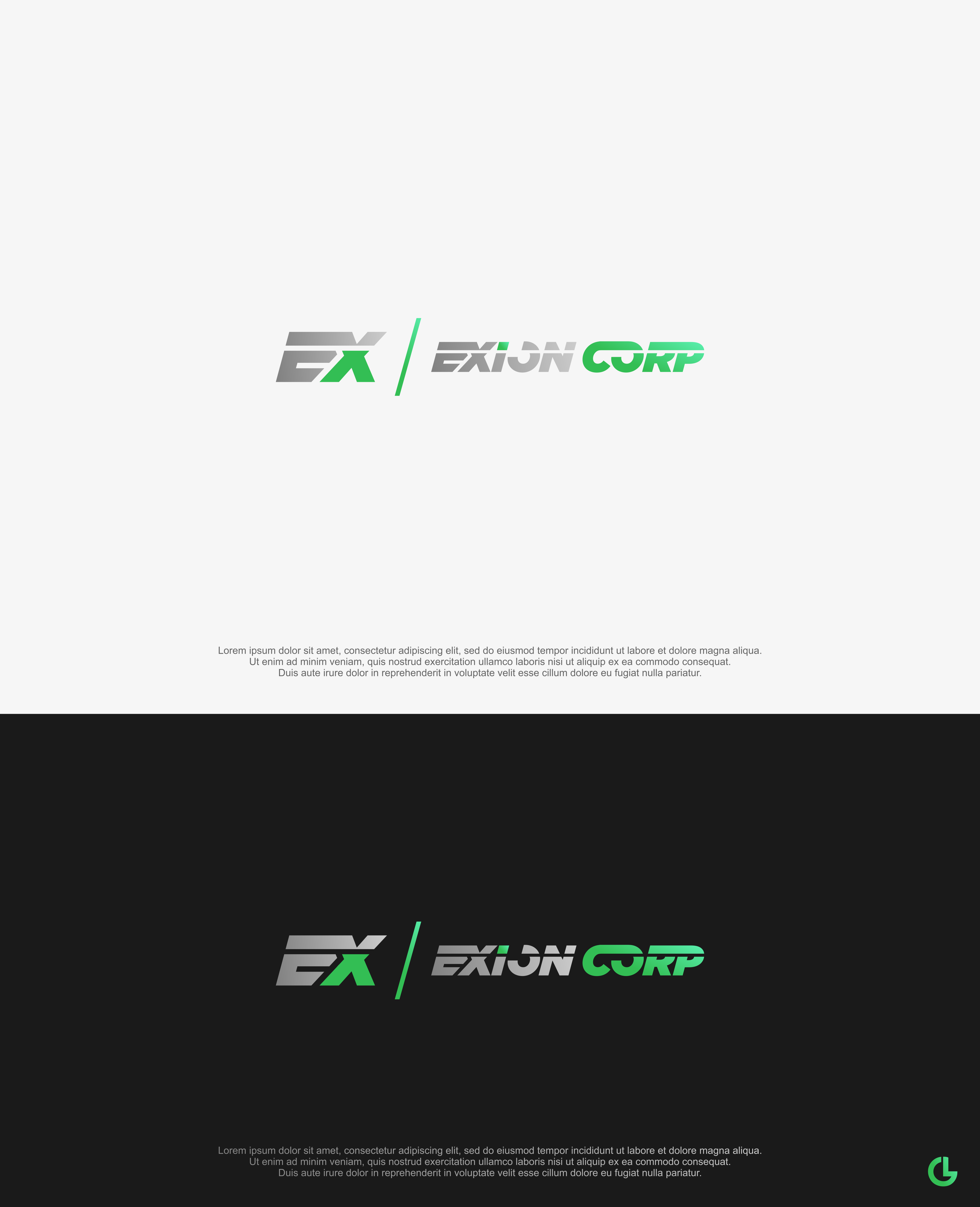 Logo Design by R!CKY for EXION CORP | Design #25815637