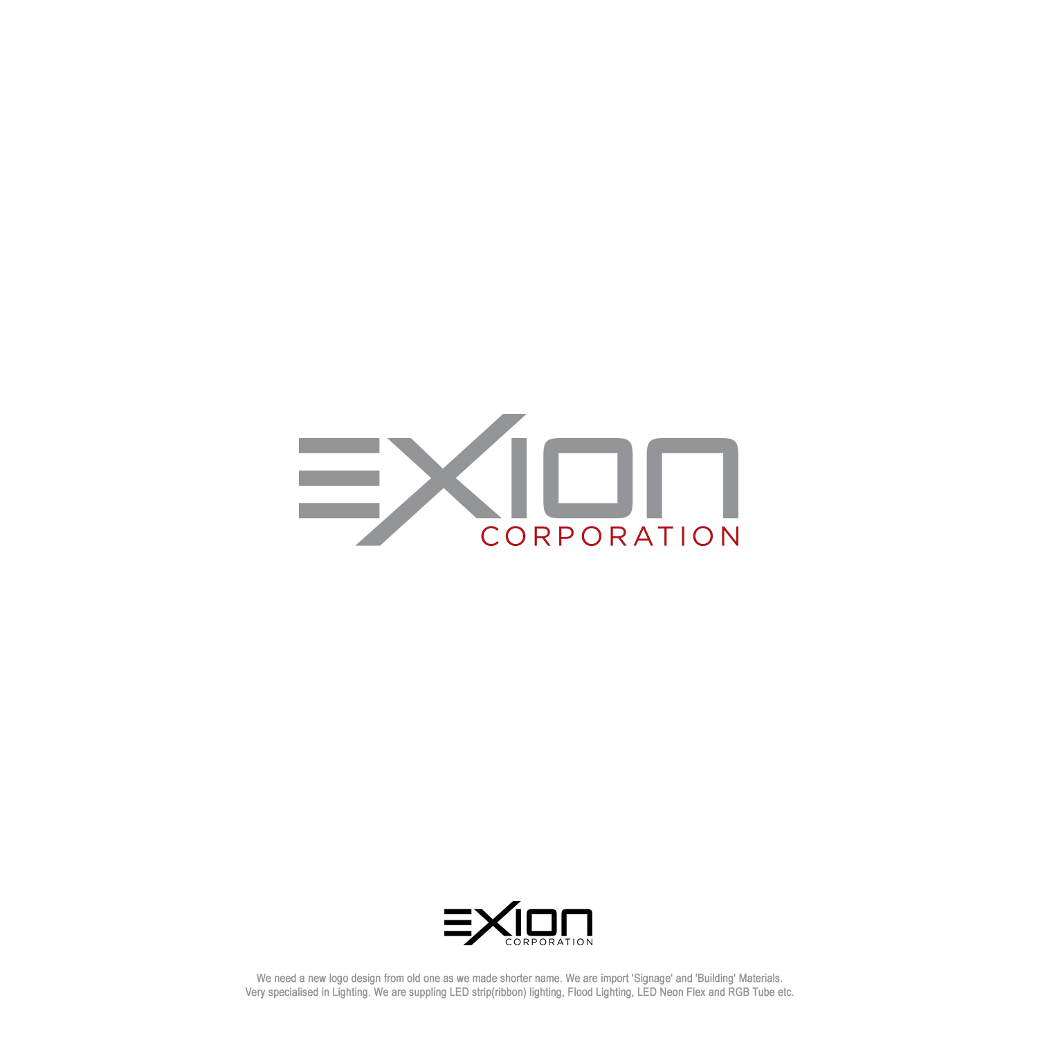 Logo Design by Mungbejotok for EXION CORP | Design #25910083