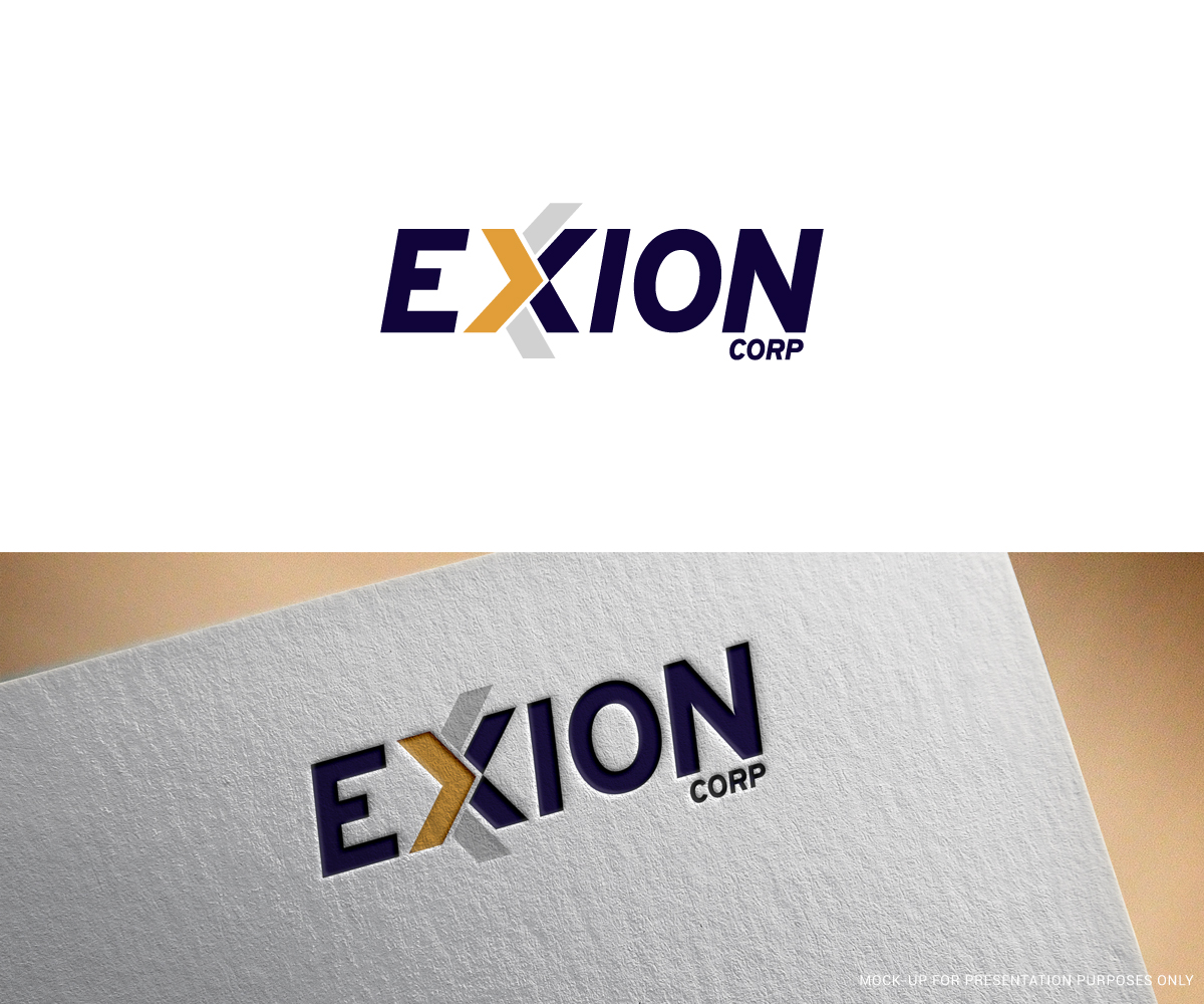 Logo Design by kimcam for EXION CORP | Design #25948860