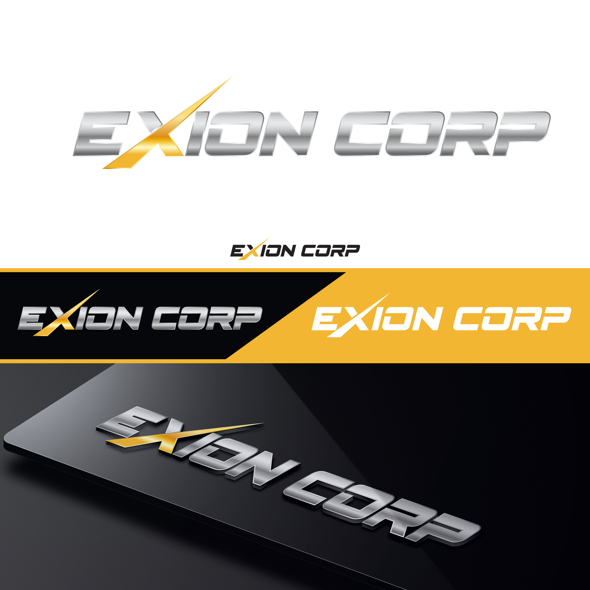 Logo Design by DesignUniq for EXION CORP | Design #25814171