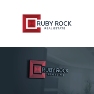 Logo Design by mr.yasmine for Ruby Rock Real Estate | Design: #25793252