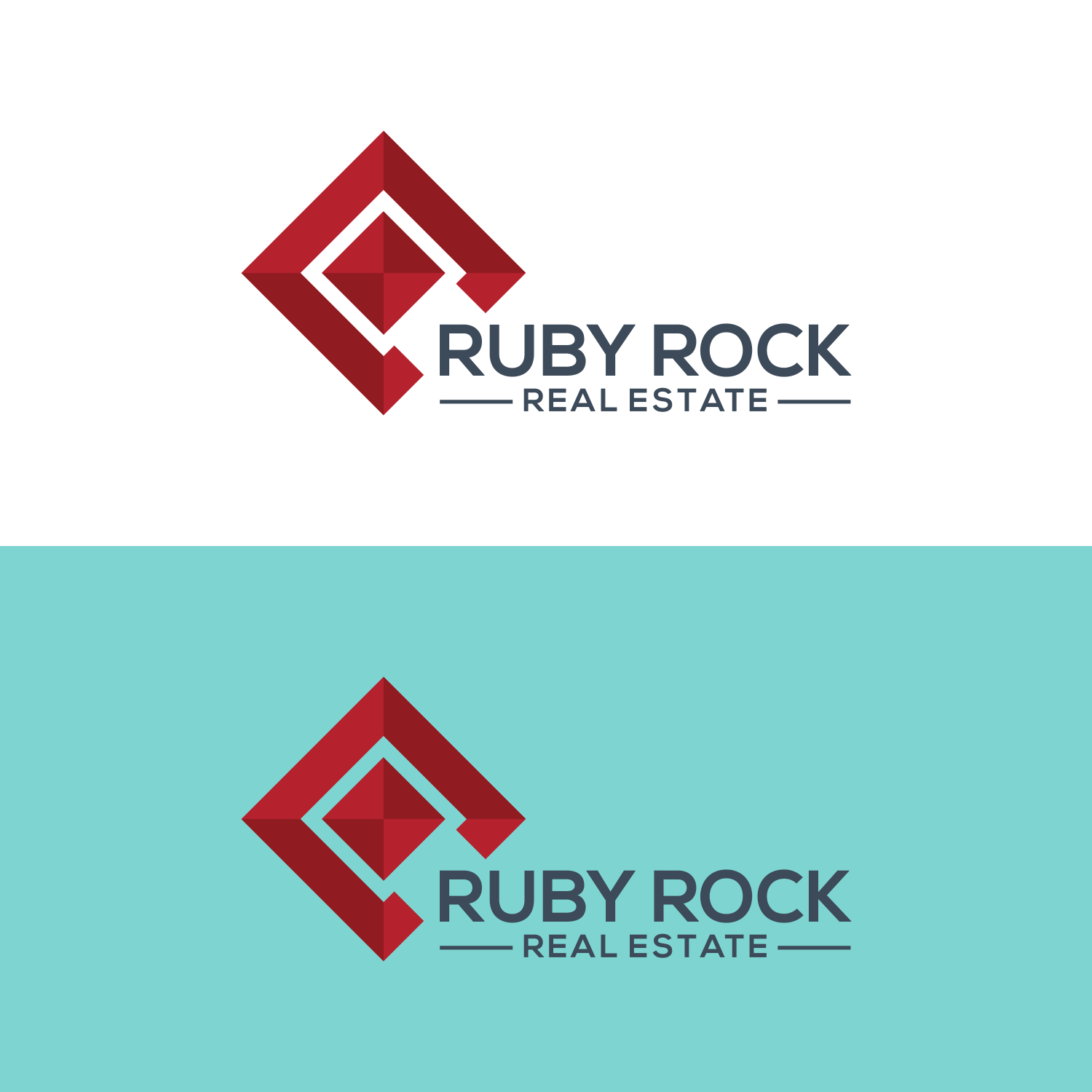 Diseño de Logo por mr.yasmine para Ruby Rock Real Estate | Diseño #25793266
