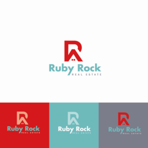 Logo Design by Aaaron for Ruby Rock Real Estate | Design: #25792781