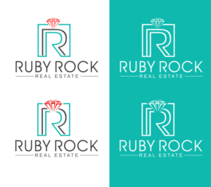 Logo Design by coolbizzsolution2014 for Ruby Rock Real Estate | Design: #26971278