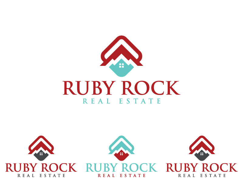 Diseño de Logo por Pro_DesignMaster para Ruby Rock Real Estate | Diseño #25801762