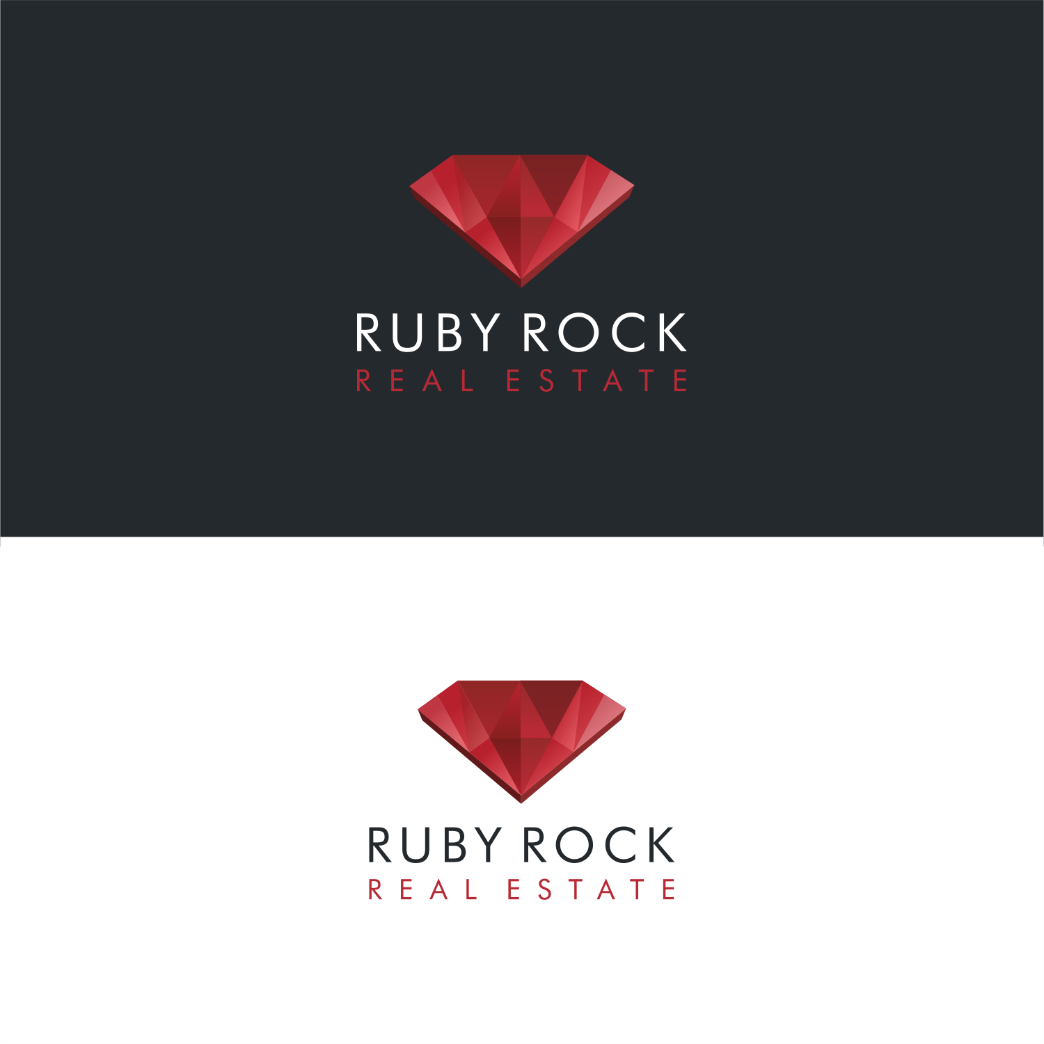 Diseño de Logo por ThiagoB para Ruby Rock Real Estate | Diseño #26972503