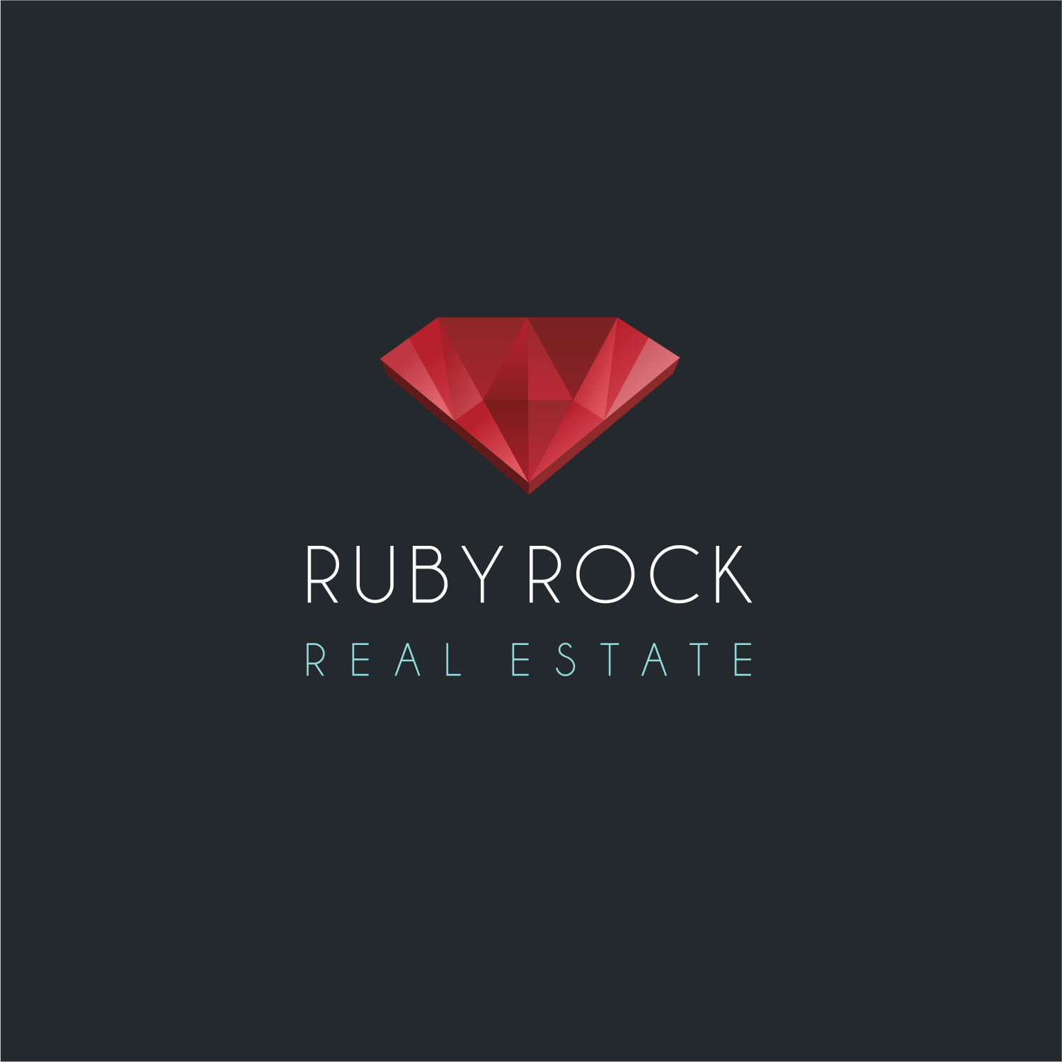 Logo Design by ThiagoB for Ruby Rock Real Estate | Design #27300132
