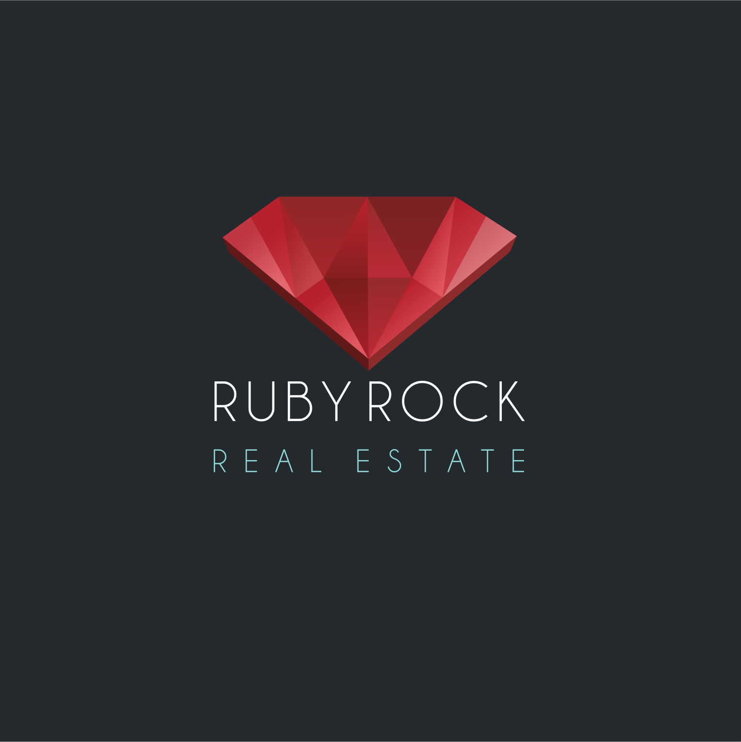 Logo Design by ThiagoB for Ruby Rock Real Estate | Design #27300134