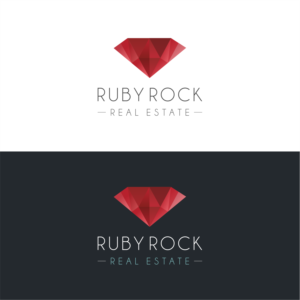Logo Design by ThiagoB for Ruby Rock Real Estate | Design: #28244795
