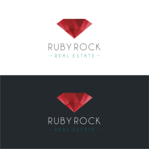 Logo Design by ThiagoB for Ruby Rock Real Estate | Design: #28253460