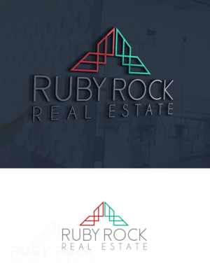 Logo Design by VanR for Ruby Rock Real Estate | Design: #25807444