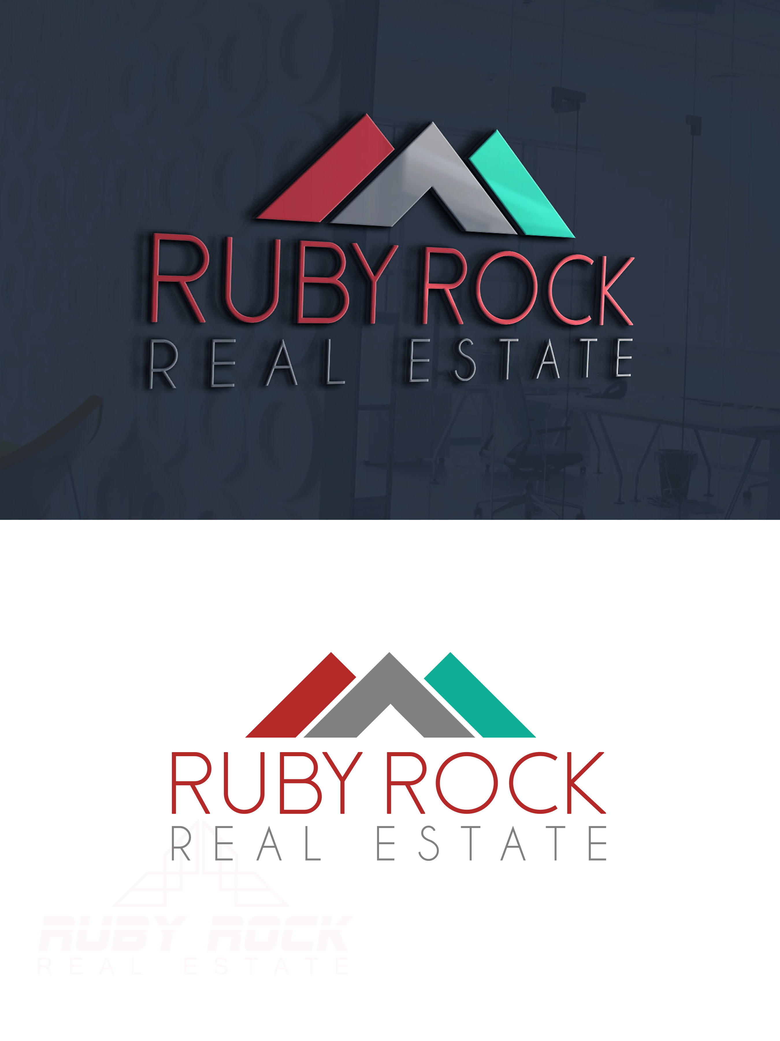 Diseño de Logo por VanR para Ruby Rock Real Estate | Diseño #25807473
