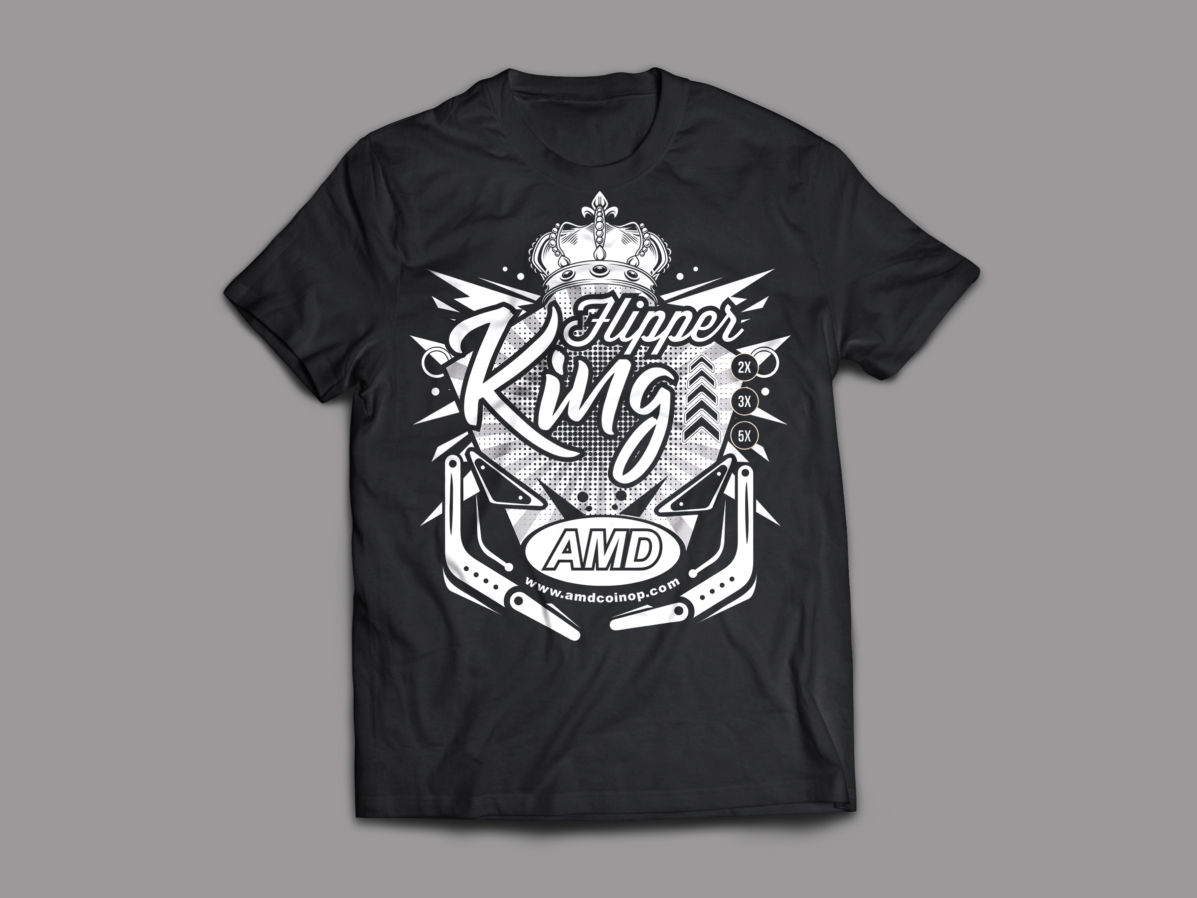 T-shirt Design by Hardcore Design for AMUSEMENT MACHINE DISTRIBUTORS | Design #25831737