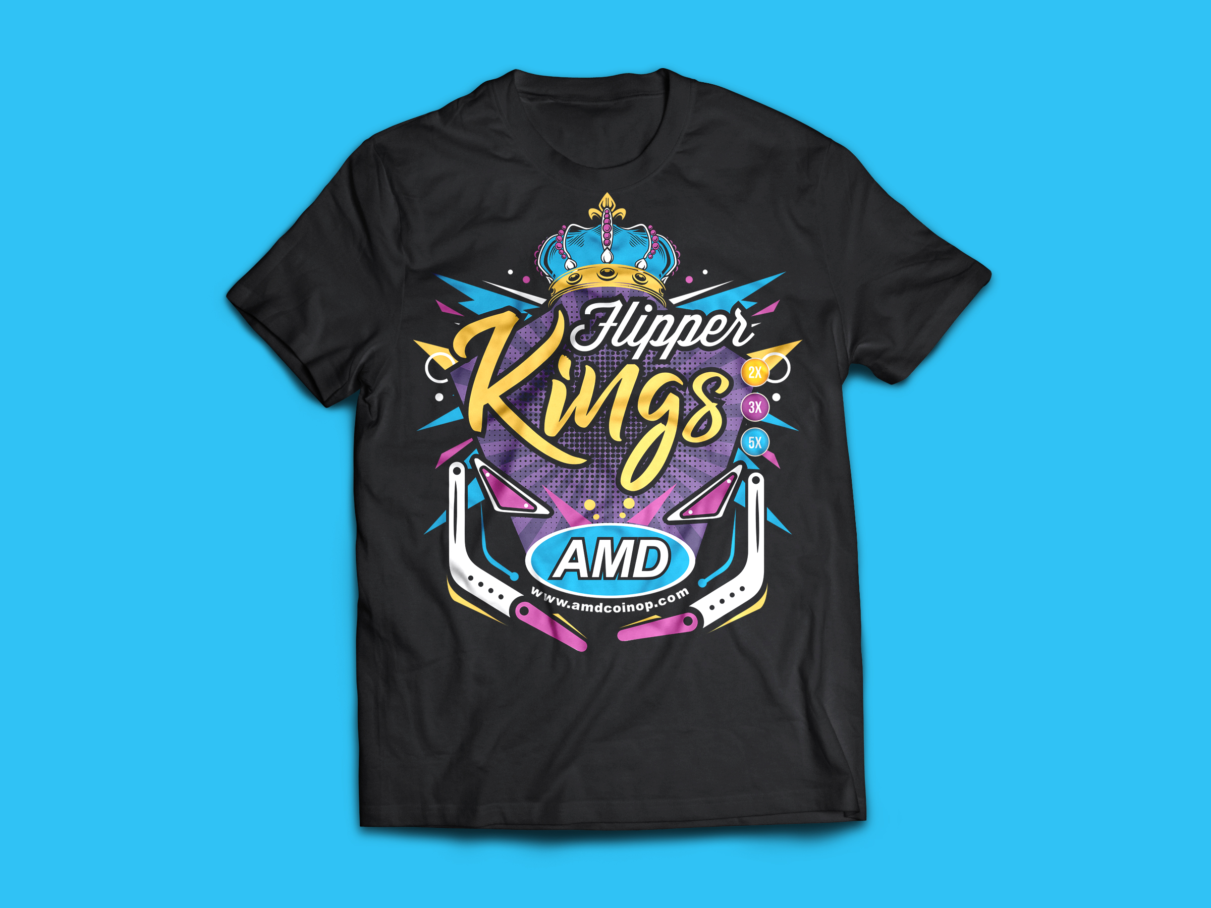 T-shirt Design by Hardcore Design for AMUSEMENT MACHINE DISTRIBUTORS | Design #25837404