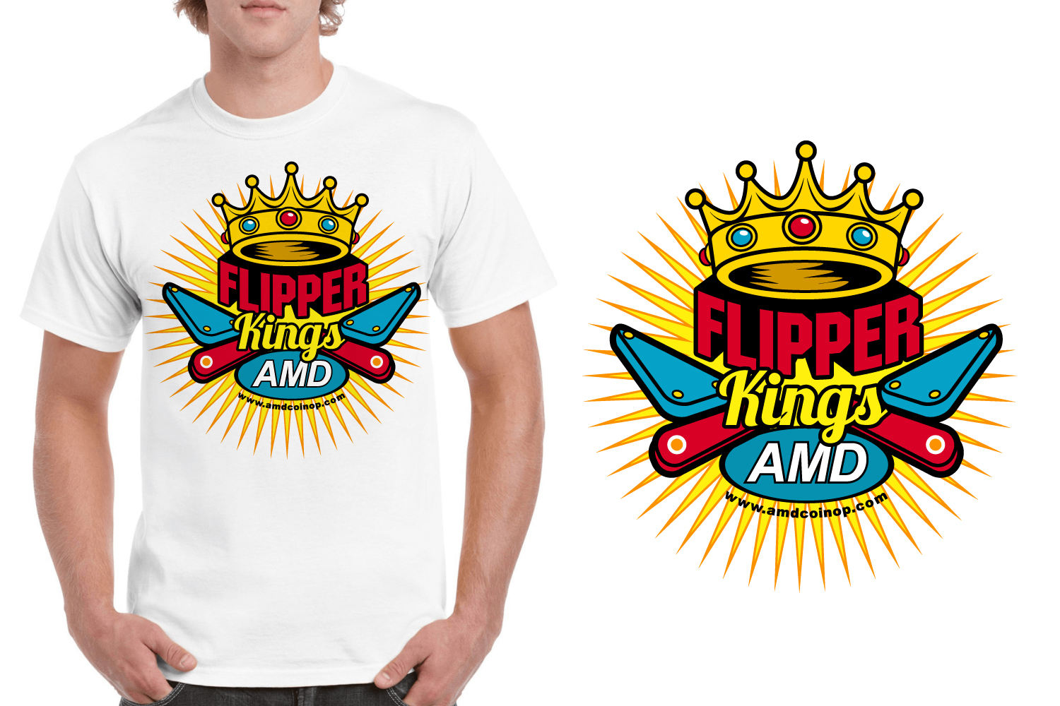 T-shirt Design by Jay Design for AMUSEMENT MACHINE DISTRIBUTORS | Design #25805575
