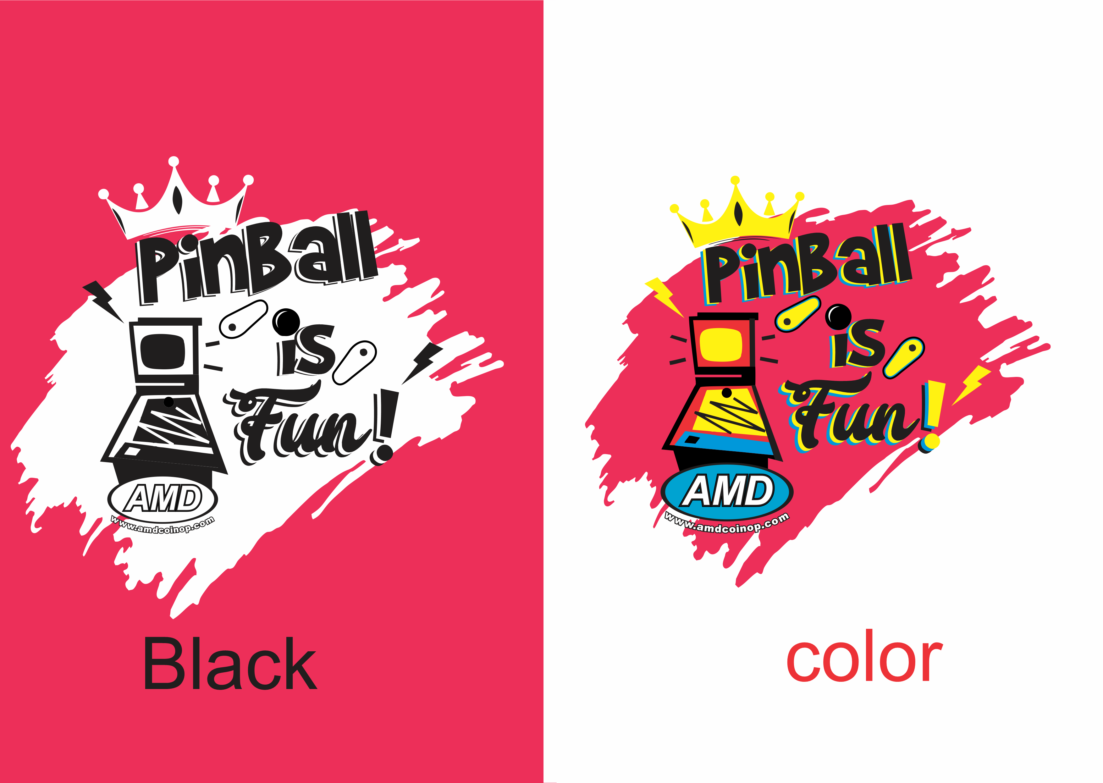 T-shirt Design by Positive Frame works for AMUSEMENT MACHINE DISTRIBUTORS | Design #25820642