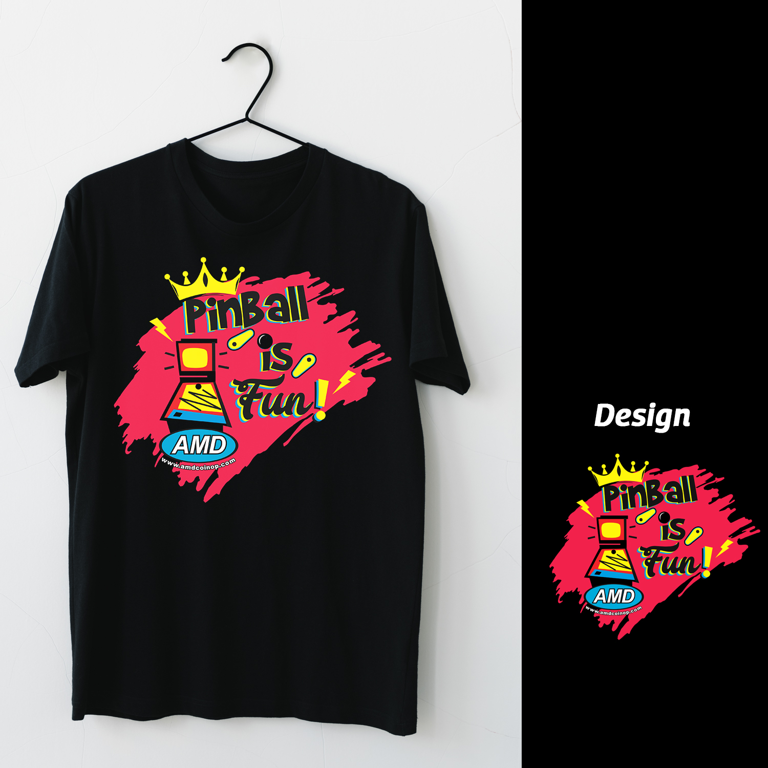Design de T-shirt par Positive Frame works pour AMUSEMENT MACHINE DISTRIBUTORS | Design #25820644