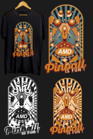 T-shirt Design by mekhfioui for AMUSEMENT MACHINE DISTRIBUTORS | Design #25824063
