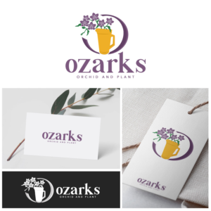 Ozarks Orchid and Plant | Logo Design by DominicDesign