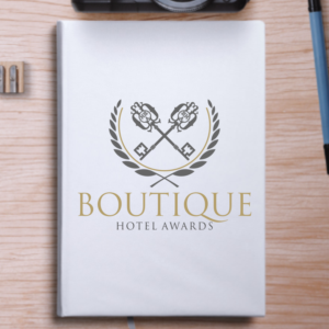 We want 'BOUTIQUE HOTEL AWARDS' to be written parallel or directly below to an icon in logo. Icon logo does not contain words | Design de Logo par Gerald Design 3