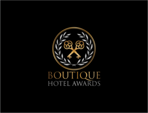 We want 'BOUTIQUE HOTEL AWARDS' to be written parallel or directly below to an icon in logo. Icon logo does not contain words | Diseño de Logo por BNdesigner
