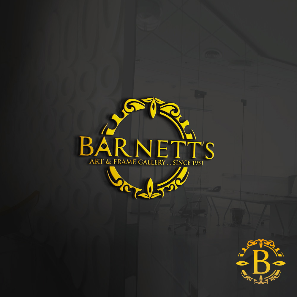Design de Logo par NZ Creatives pour Barnett's Art & Frame Gallery | Design #25805155