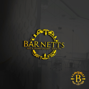 Design de Logo par NZ Creatives pour Barnett's Art & Frame Gallery | Design : #25805155