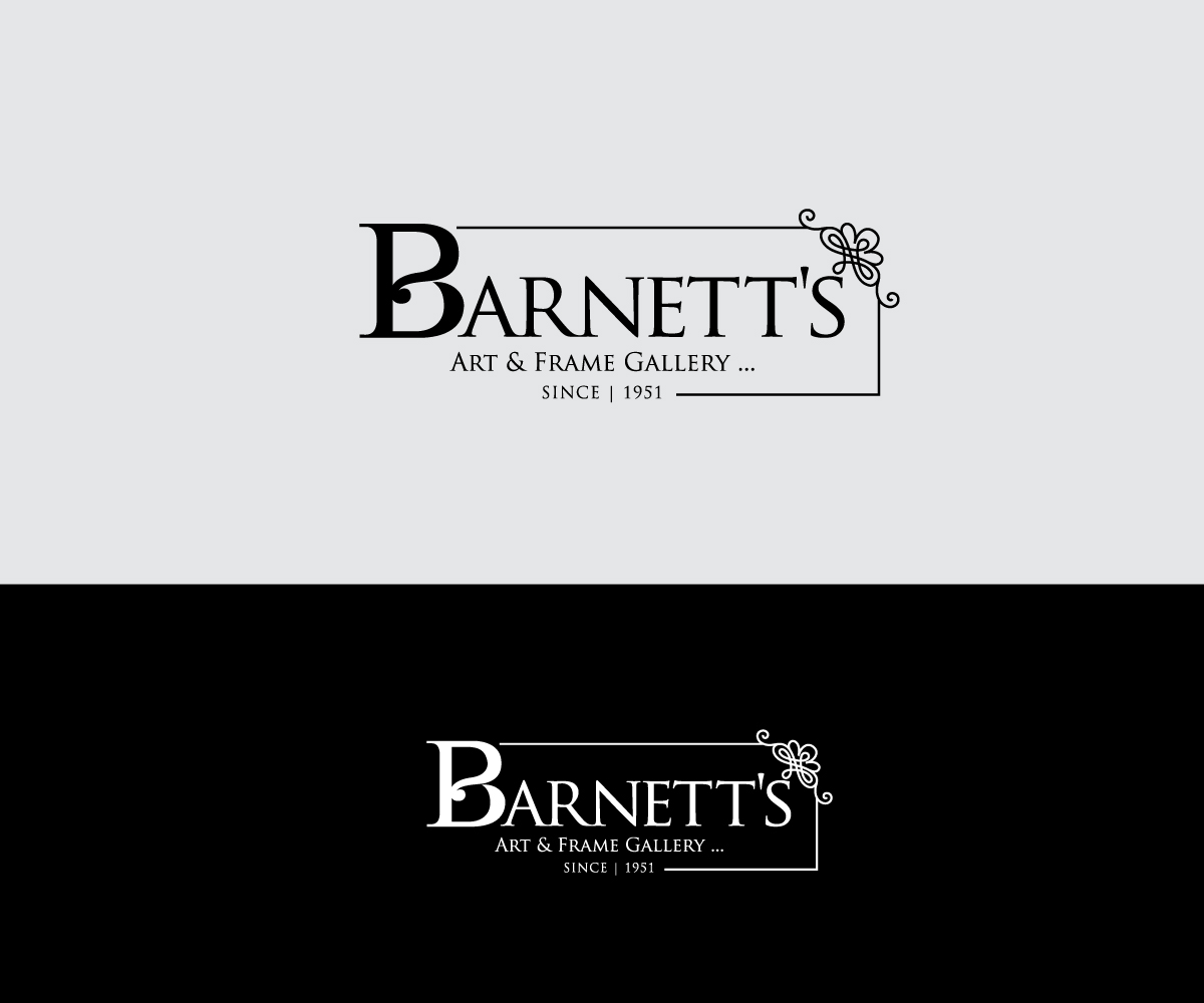 Logo-Design von FourtuneDesign für Barnett's Art & Frame Gallery | Design #25821428