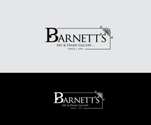 Barnett's Art & Frame Gallery ... since 1951 | Logo-Design von FourtuneDesign