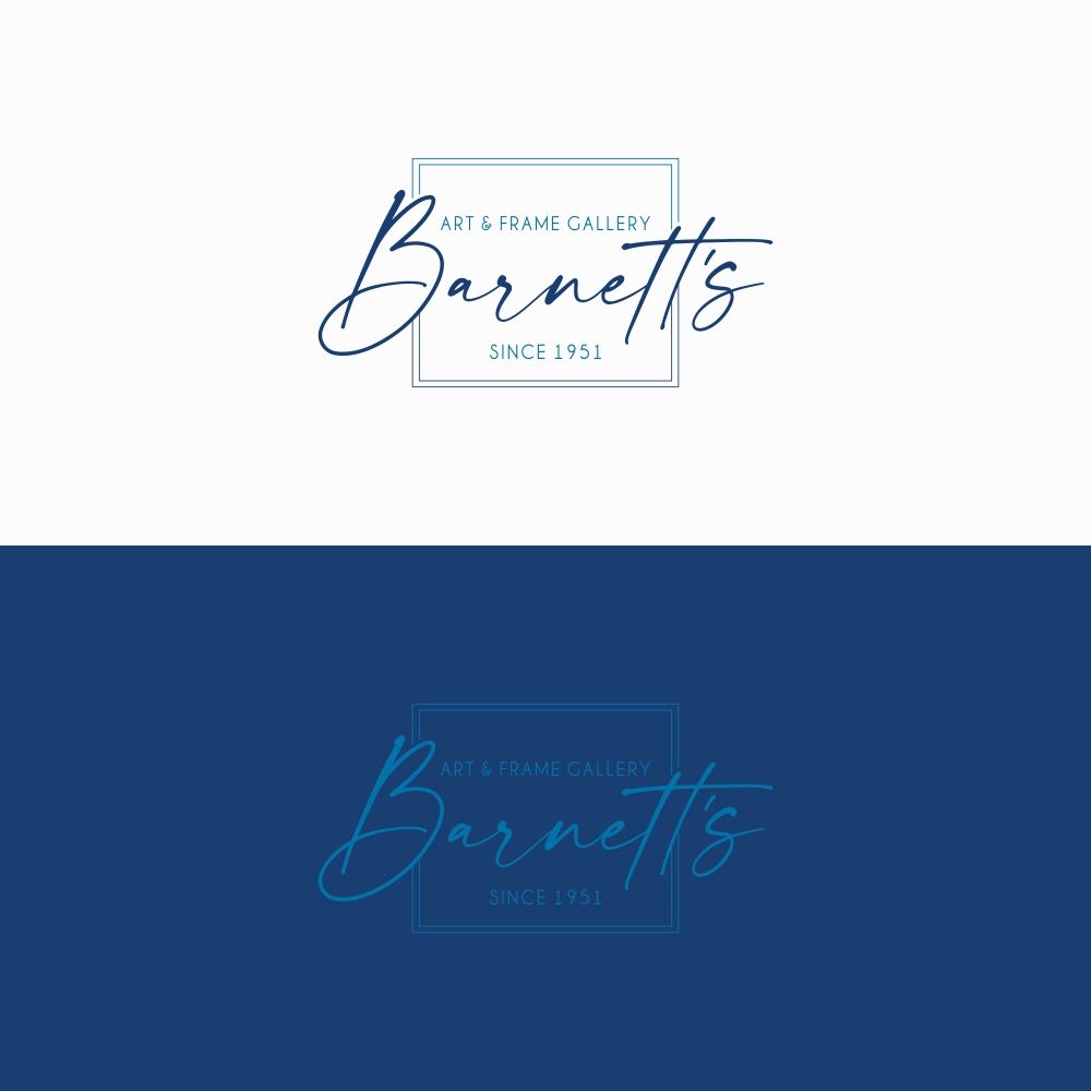 Logo-Design von Basksh Designs für Barnett's Art & Frame Gallery | Design #25799375