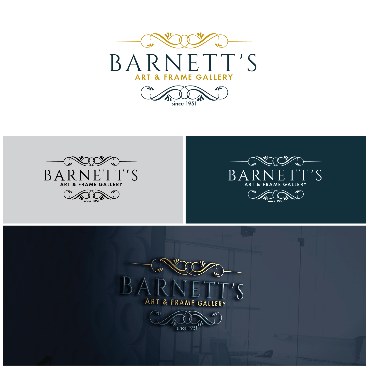 Design de Logo par Maxo-Biz pour Barnett's Art & Frame Gallery | Design #25800902