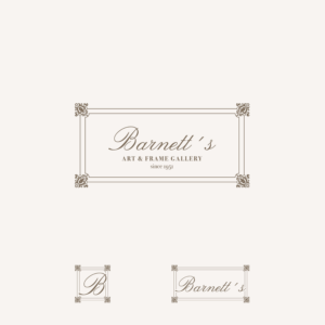 Barnett's Art & Frame Gallery ... since 1951 | Logo Design by Grapi