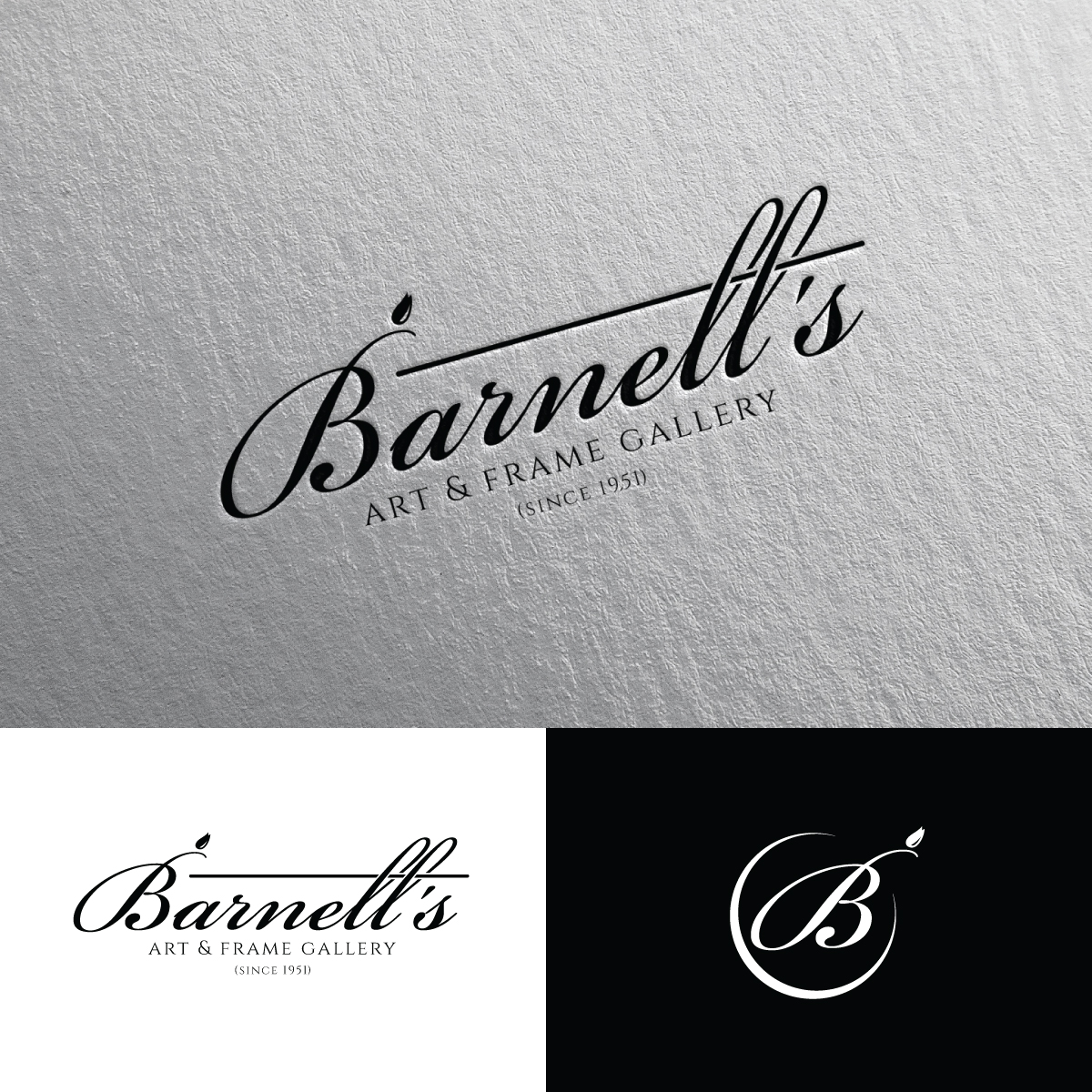 Design de Logo par Rii pour Barnett's Art & Frame Gallery | Design #25798818