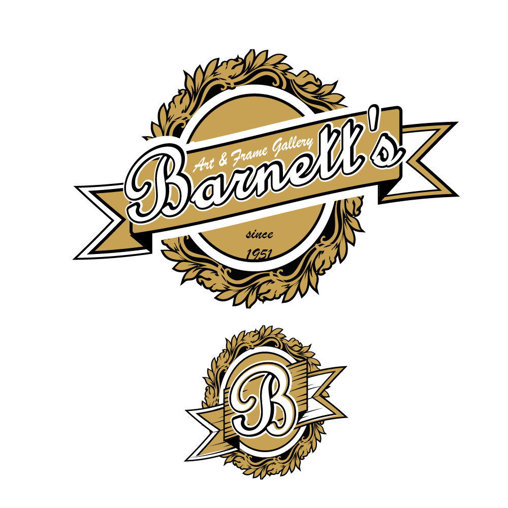 Logo Design by kahfiajo for Barnett's Art & Frame Gallery | Design #25827305