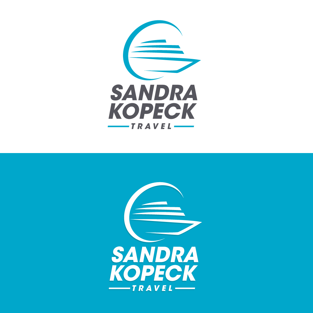Logo Design by Sujit Banerjee for Sandra Kopeck Travel  | Design #25801377