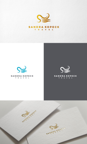 Sandra Kopeck Travel | Logo Design by GLDesigns